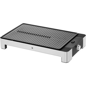 WMF Tischgrill, Schwarz, Edelstahl, Metall, 53.5x7.5x29.5 cm, herausnehmbare Fettauffangschale, Küchengeräte, Tischgrills & Fondues, Raclette-Grills