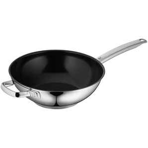 WMF Wok Durado Wokpfanne Induktion 28 cm, Cromargan® Edelstahl Rostfrei 18/10 (1-tlg), Antihaftbeschichtung, für aller Herdarten geeignet