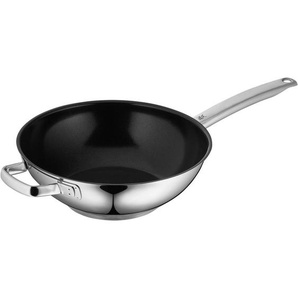 WMF Wokpfanne Durado, Edelstahl, Metall, backofengeeignet, rostfrei, antihaftbeschichtet, Kochen, Pfannen, Woks