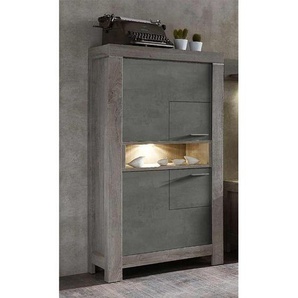 Wohnconcept Granada Highboard mit Beleuchtung 76x42x160cm