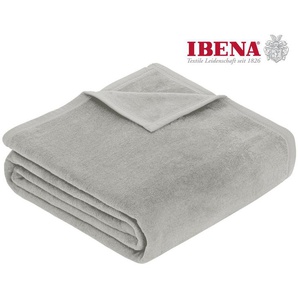 Wohndecke Luxus, IBENA, verschiedene Größen, unifarbenes Design, Kuscheldecke