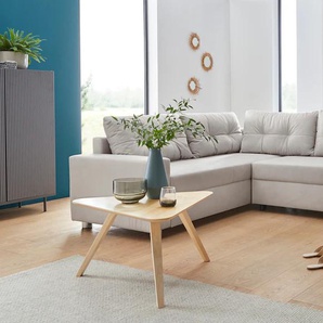 Wohnlandschaft COLLECTION AB Paris U-Form Sofas Gr. B/T: 310cm x 212cm, Samtoptik, ohne Bettfunktion, grau (hellgrau) inklusive Federkern, wahlweise mit Bettfunktion und Bettkasten