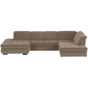 Lounge Collection Wohnlandschaft  Spencer ¦ braun ¦ Maße (cm): B: 382 H: 102 T: 260