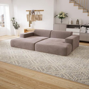 Wohnlandschaft Trüffelbeige - Flexible Designer-Wohnlandschaft: Hochwertige Materialien, einzigartiges Design - 270 x 72 x 168 cm, Konfigurator