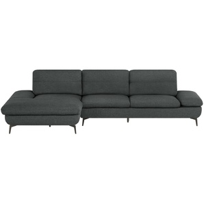 Wohnwert Ecksofa  Amarena ¦ schwarz ¦ Maße (cm): B: 311 H: 81 T: 150