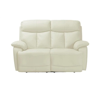 Wohnwert Einzelsofa aus Echtleder mit manueller Relaxfunktion Ambra ¦ beige ¦ Maße (cm): B: 160 H: 102 T: 102