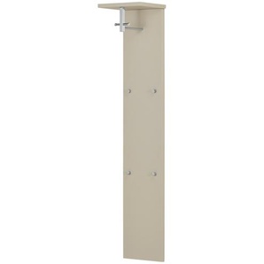 Wohnwert Garderobenpaneel Nicolo - beige - MDF-Platte - 33 cm - 167 cm - 31 cm | Möbel Kraft