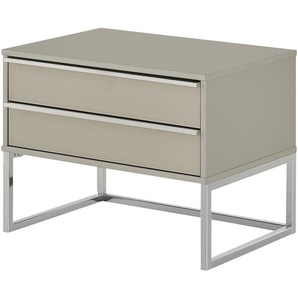 Wohnwert Nachtkommode, 2er-Set Forum - grau - Materialmix - 60 cm - 47 cm - 43 cm | Möbel Kraft