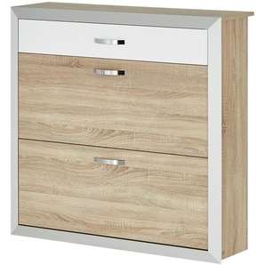 Wohnwert Schuhschrank  Intro ¦ holzfarben ¦ Maße (cm): B: 109 H: 104 T: 32