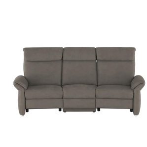 Wohnwert Trapezsofa mit USB Anschluss Melina ¦ grau ¦ Maße (cm): B: 226 H: 107 T: 176