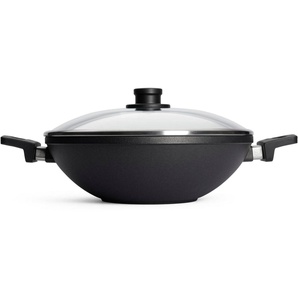 WOLL MADE IN GERMANY Wok Nowo, Aluminiumguss (1-tlg), von Hand gegossen, Ø 32 cm, Induktion, Made in Germany