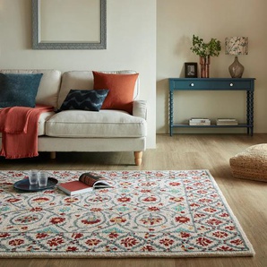 Wollteppich FLAIR RUGS Iris Traditional Teppiche Gr. B: 200cm, 5mm, L: 290cm, rot Traditioneller Iris-Wollteppich