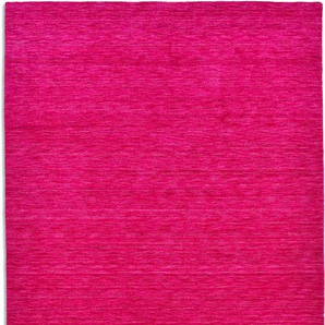 Wollteppich HOME AFFAIRE Karchau Teppiche Gr. B: 170cm, 13mm, L: 240cm, pink Handweb Teppich, meliert, reine Wolle, handgewebt, brilliante Farben