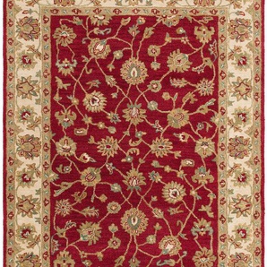 Wollteppich HOME AFFAIRE Sahil Teppiche Gr. B: 240cm, 14mm, L: 340cm, rot reine Wolle, Orientteppich, ideal im Wohnzimmer & Schlafzimmer