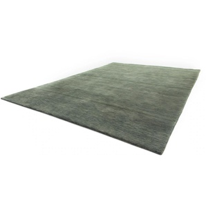 Wollteppich MORGENLAND Loribaft Teppich Teppstar Teppiche Gr. B/L: 200 cm x 300 cm, 15 mm, 6 m², 1 St., grau (hellgrau) Shaggy-Teppiche