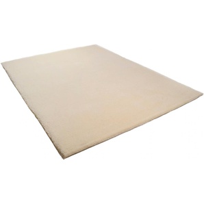 Wollteppich THEKO Amravati Teppiche Gr. B/L: 200 cm x 300 cm, 28 mm, 1 St., weiß (wollweiß) Berber-Teppiche echter Berber Teppich, reine Wolle, handgeknüpft, auch als Läufer