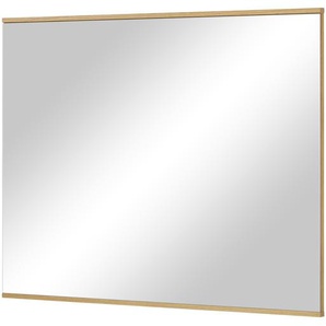 Woodford Spiegel 97 x 75 cm Vista ¦ holzfarben ¦ Glas, Aluminium, Holz ¦ Maße (cm): B: 97 H: 75 T: 2,5