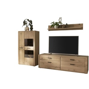 Woodford Wohnkombination Alesio - holzfarben - Materialmix - 288 cm - 179 cm - 50 cm | Möbel Kraft