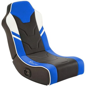 X Rocker Gamingsessel, Blau, Textil, 42x64x75 cm, integrierte Lautsprecher, Kinder- & Jugendzimmer, Jugendmöbel, Gamingstühle