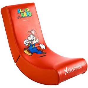 X Rocker Gamingsessel, Rot, Kunststoff, Leder, Lederlook, Gaming, 41x65x84.5 cm, Schaukelfunktion, Kinder- & Jugendzimmer, Jugendmöbel, Gamingstühle