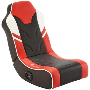 X Rocker Gamingsessel, Rot, Textil, 42x64x75 cm, integrierte Lautsprecher, Kinder- & Jugendzimmer, Jugendmöbel, Gamingstühle