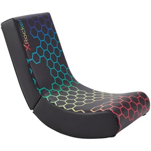 X Rocker Gamingsessel, Schwarz, Textil, 41x65x85 cm, Kinder- & Jugendzimmer, Jugendmöbel, Gamingstühle