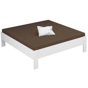 Xora Bettrahmen Aditio Beds, Weiß, 180x200 cm, Blauer Engel, Goldenes M, Made in Germany, in verschiedenen Holzdekoren erhältlich, Größen erhältlich, Zubehör