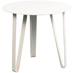 Xora Couchtisch, Creme, Metall, rund, Haarnadel, 50x45x50 cm, gastro- und objekttauglich, einfacher Aufbau, Wohnzimmer, Wohnzimmertische, Couchtische