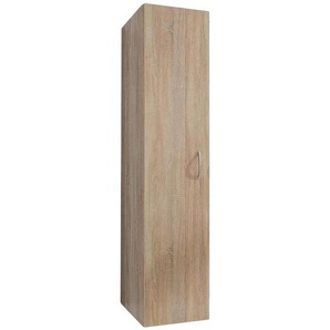 Xora Mehrzweckschrank, Eiche, Holzwerkstoff, 1 Fächer, 40x185x54 cm, BQ - Bündnis für Qualität, Made in Germany, DIN EN ISO 9001, Schlafzimmer, Kleiderschränke, Mehrzweckschränke