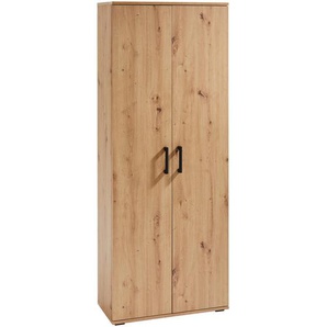 Xora Mehrzweckschrank, Eiche, Holzwerkstoff, 70x179x33.5 cm, Schlafzimmer, Kleiderschränke, Mehrzweckschränke