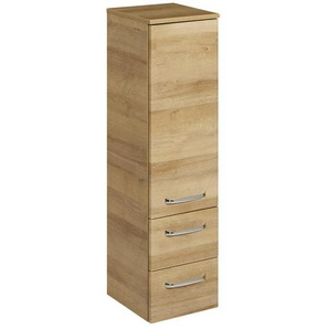 Xora Midischrank, Eiche, Holzwerkstoff, 2 Schubladen, 30x109x33 cm, Made in Germany, Badezimmer, Badezimmerschränke, Midischränke