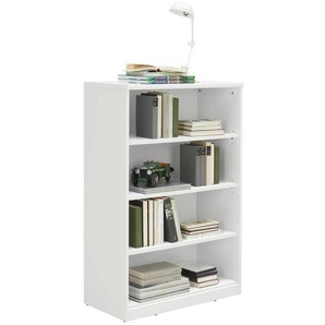 Xora Regal, Weiß, Holzwerkstoff, 3 Fächer, 72x110x36 cm, Typenauswahl, Beimöbel erhältlich, Arbeitszimmer, Büroregale, Bücherregale