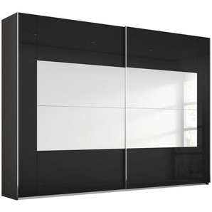 Xora Schwebetürenschrank X-Tend, Graphit, Metall, 8 Fächer, 271x223x68 cm, Blauer Engel, Goldenes M, BQ - Bündnis für Qualität, Made in Germany, Typenauswahl, Beimöbel erhältlich, umfangreiches Zubehör in verschiedenen Größen erhältlich, Schlafzimmer,