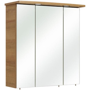 Xora Spiegelschrank, Metall, 6 Fächer, 65x72x20 cm, Made in Germany, Badezimmer, Badezimmerspiegel, Spiegelschränke