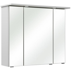 Xora Spiegelschrank, Metall, 6 Fächer, 80x70x18 cm, Made in Germany, Badezimmer, Badezimmerspiegel, Spiegelschränke