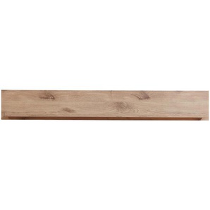 Xora Wandboard, Eiche, Holzwerkstoff, 155x22x24 cm, Wohnzimmer, Regale, Wandboards