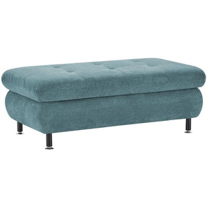 Lounge Collection XXL-Hocker  Sally ¦ blau ¦ Maße (cm): B: 129 H: 47 T: 64