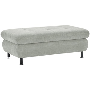 Lounge Collection XXL-Hocker  Sally ¦ grau ¦ Maße (cm): B: 129 H: 47 T: 64