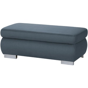 Lounge Collection XXL-Hocker  Kathrin ¦ blau ¦ Maße (cm): B: 129 H: 47 T: 64