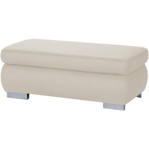 Lounge Collection XXL-Hocker  Kathrin ¦ creme ¦ Maße (cm): B: 129 H: 47 T: 64