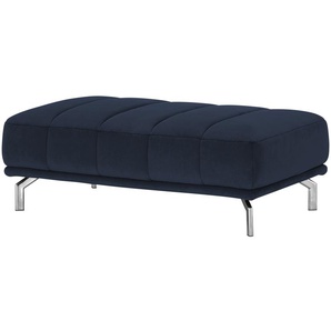 Lounge Collection XXL-Hocker  Sarina ¦ blau ¦ Maße (cm): B: 127 H: 43 T: 77