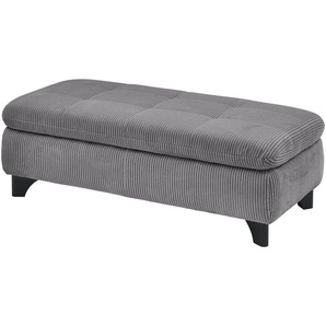 Lounge Collection XXL-Hocker  Tamara ¦ grau ¦ Maße (cm): B: 135 H: 45 T: 63