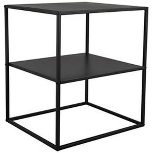 Xxxl Beistelltisch, Schwarz, Metall, eckig, 45x51x40 cm, gastro- und objekttauglich, einfacher Aufbau, Wohnzimmer, Wohnzimmertische, Beistelltische