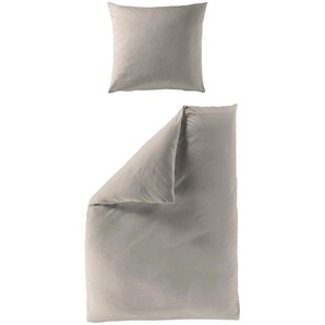 Xxxl Bettwäsche Mako-Satin BW 3899 82 u.taupe, Taupe, Textil, Uni, 155x220 cm, Oeko-Tex® Standard 100, Oeko-Tex® Made IN Green, pflegeleicht, atmungsaktiv, hautfreundlich, bügelleicht, 100% feinster Baumwollsatin mit Seiden-Finish, weiche und