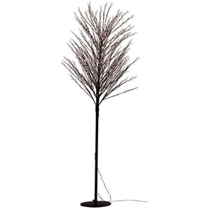 Xxxl Dekobaum, Dunkelbraun, Metall, Baum, 210 cm, LED-Beleuchtung, Dekoration, Weihnachtsdekoration, Winterdeko