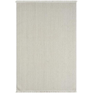 Xxxl Flachwebeteppich Ava, Weiß, Textil, Uni, rechteckig, 160x230 cm, Oeko-Tex® Standard 100, lichtunempfindlich, pflegeleicht, platzsparend, leicht zusammenrollbar, Teppiche & Böden, Teppiche, Moderne Teppiche