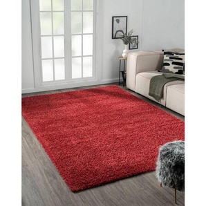 Xxxl Hochflorteppich My Shaggy, Weinrot, Textil, Uni, rechteckig, 200x290 cm, Oeko-Tex® Standard 100, lichtunempfindlich, pflegeleicht, platzsparend, leicht zusammenrollbar, Teppiche & Böden, Teppiche, Hochflorteppiche & Shaggys