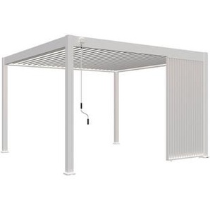 Xxxl Pavillon-Seitenteil, Weiß, Metall, 113x235x10 cm, Sonnen- & Sichtschutz, Pavillons & Pergolas