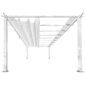 Xxxl Pergola, Metall, 350x235x350 cm, Sonnen- & Sichtschutz, Pavillons