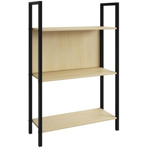 Xxxl Regal, Eiche, Honig, Metall, Holzwerkstoff, 8 Fächer, 56x100x24 cm, stehend, Arbeitszimmer, Büroregale, Bücherregale